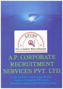 A.P Corporate Recruitment Services Pvt. Ltd. Sector 2 Gurgaon