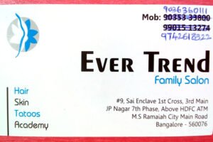 Ever Trend Family Salon JP Nagar Bangalore