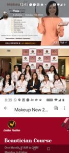 Golden Feather Makeup & Hair Academy Mathikere Bangalore